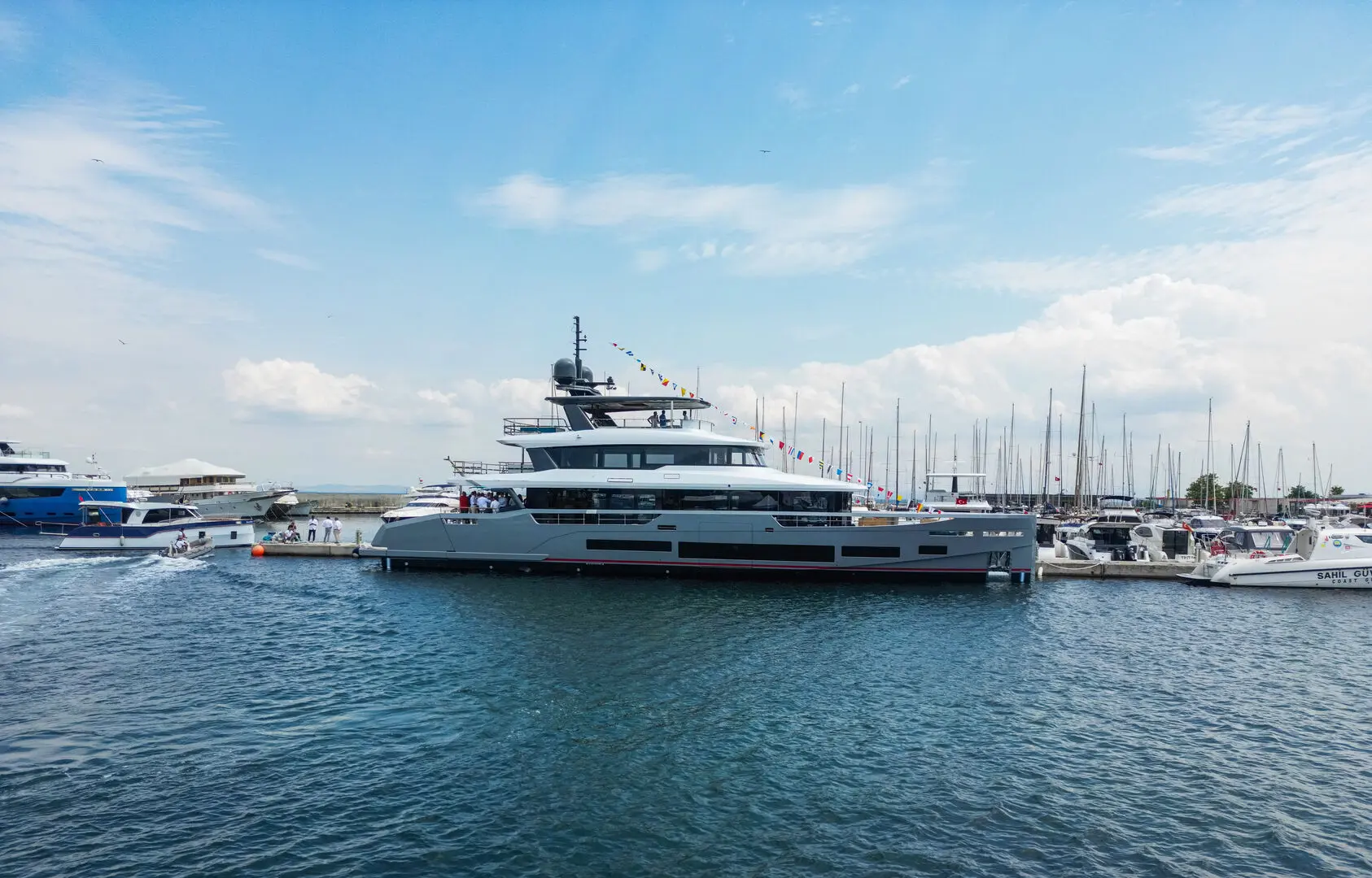 This New 118-Foot Yacht Has a Two-Story Owner's Suite