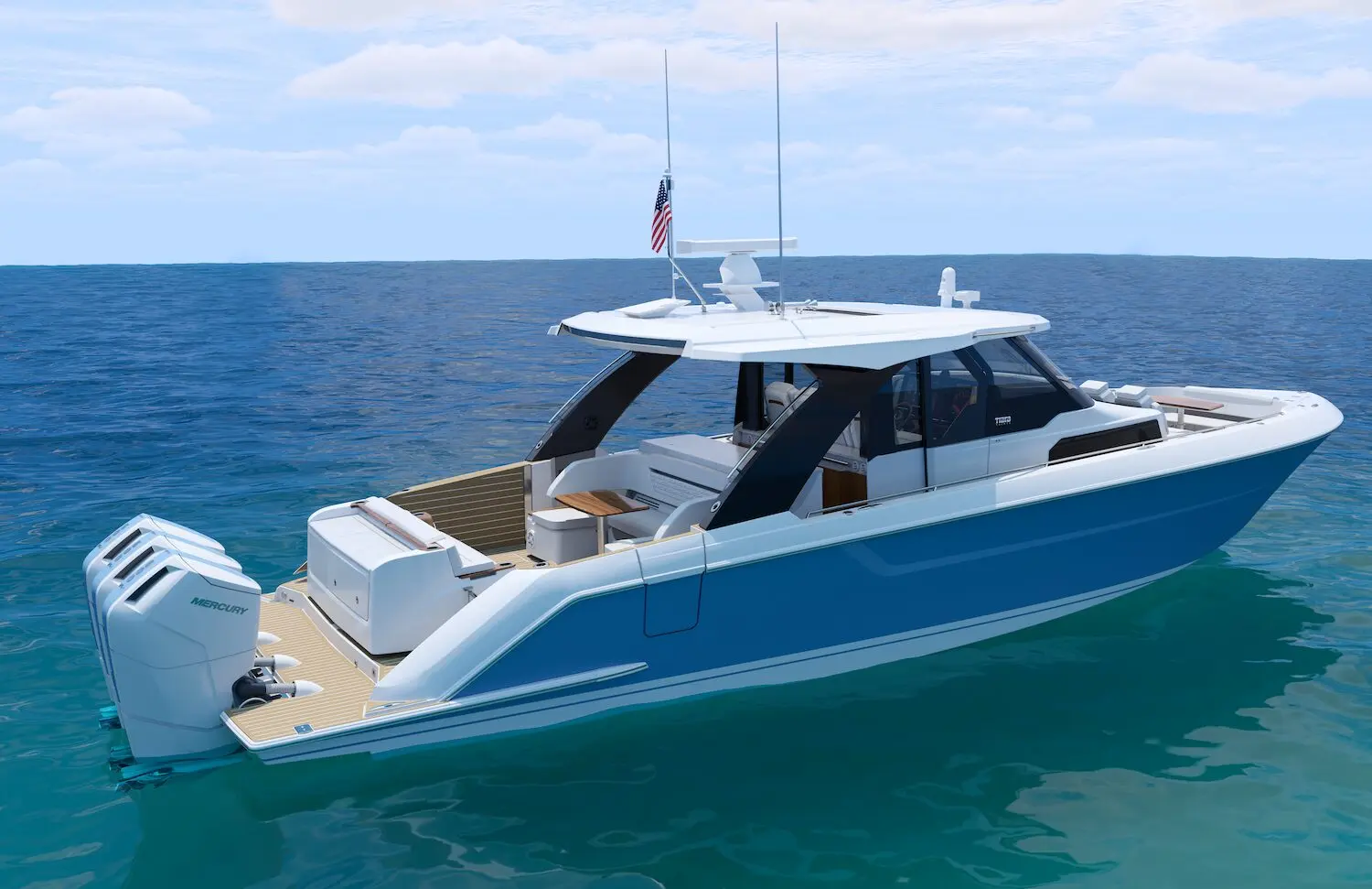 Tiara Yachts Unveils the New 46 LS With Triple Mercury 600s